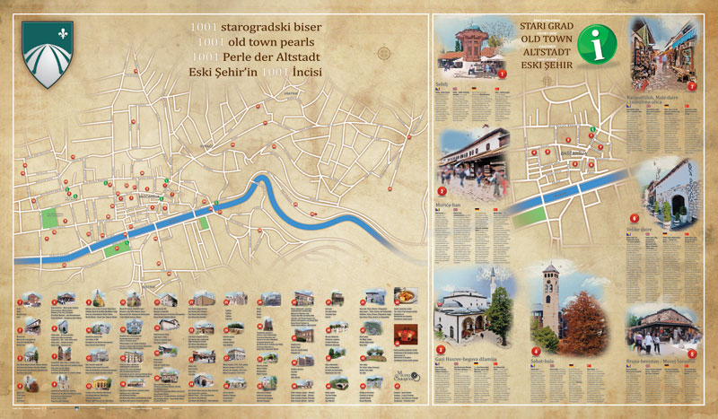 turistička karta sarajeva Turistička ponuda obogaćena sa četiri nova info panoa turistička karta sarajeva